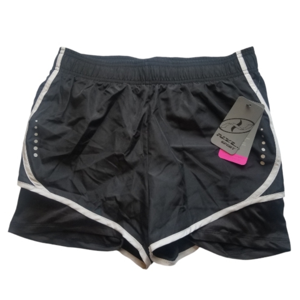 N.Y.L. Sport 2 in 1 Athletic Shorts Women's Size SM